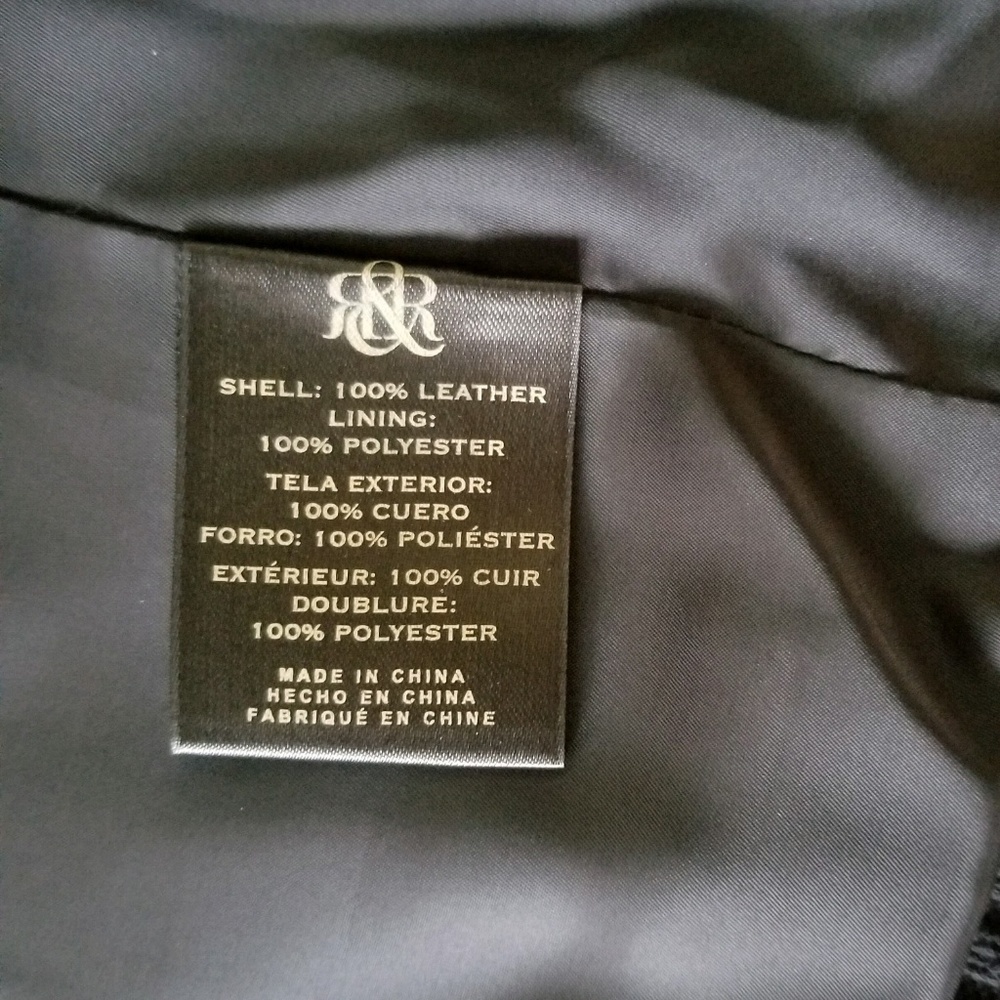 Rock & Republic 100% Authentic Leather Jacket Sm - Picture 5 of 5